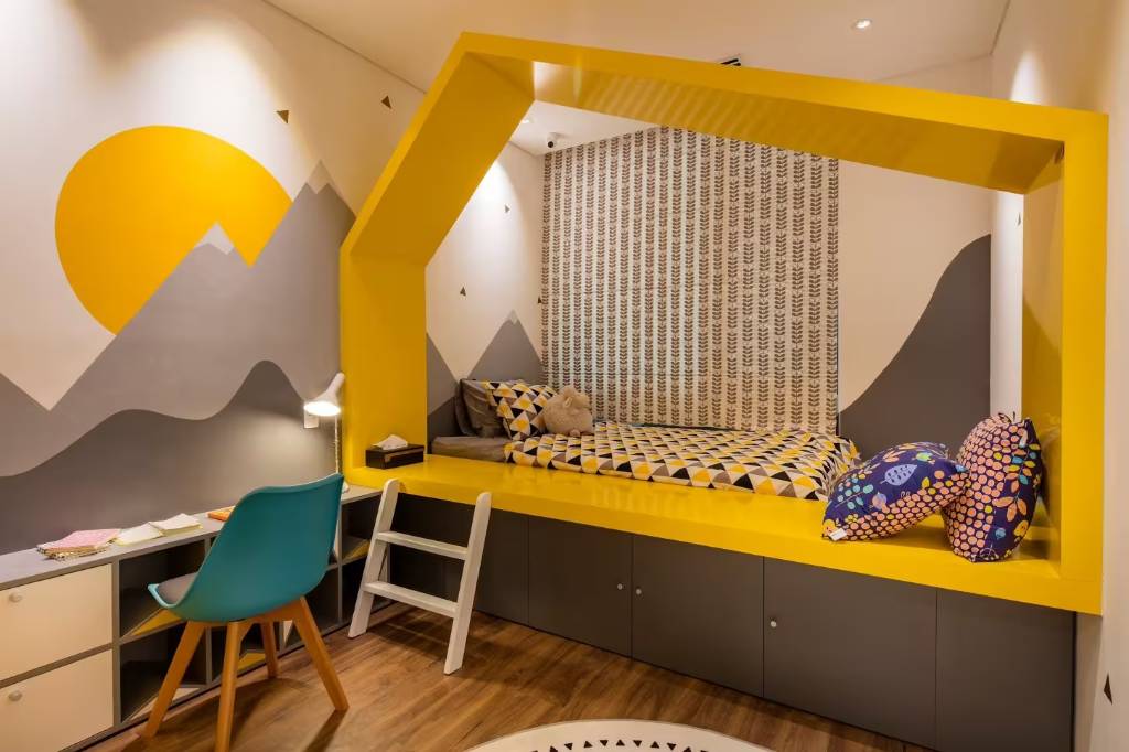 Phòng ngủ trẻ em của căn hộ mẫu dự án IDICO Tân Phú