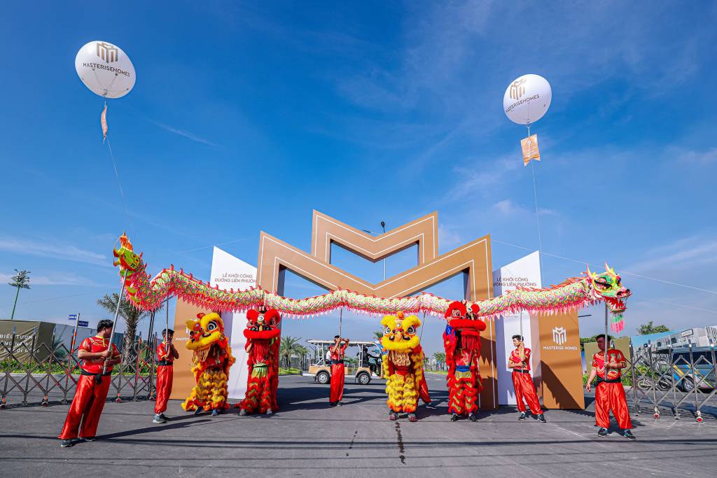 Masterise Homes chính thức khởi công đoạn đường Liên Phường, mắt xích kết nối quan trọng của dải lụa vàng khu Đông.