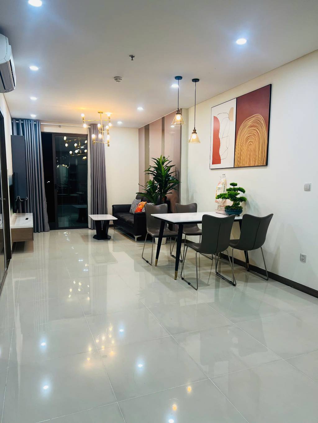 Phòng khách của Căn hộ chung cư Cho thuê tại Hà Đô Centrosa Garden