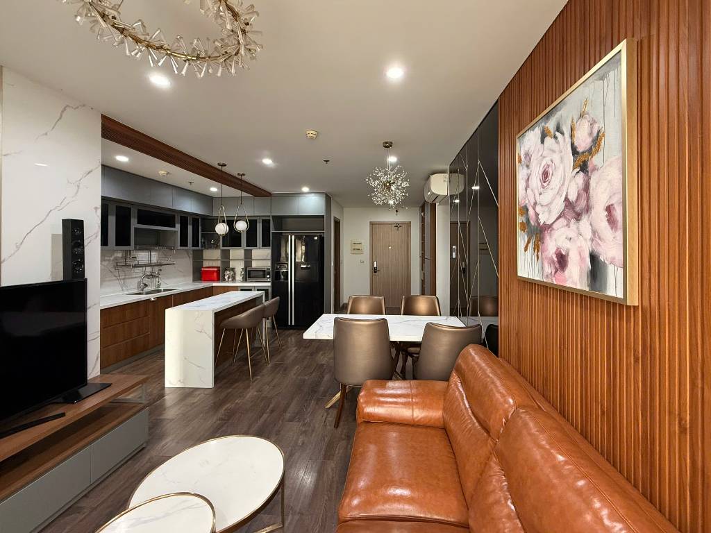 Phòng khách của Căn hộ chung cư Cho thuê tại Hà Đô Centrosa Garden