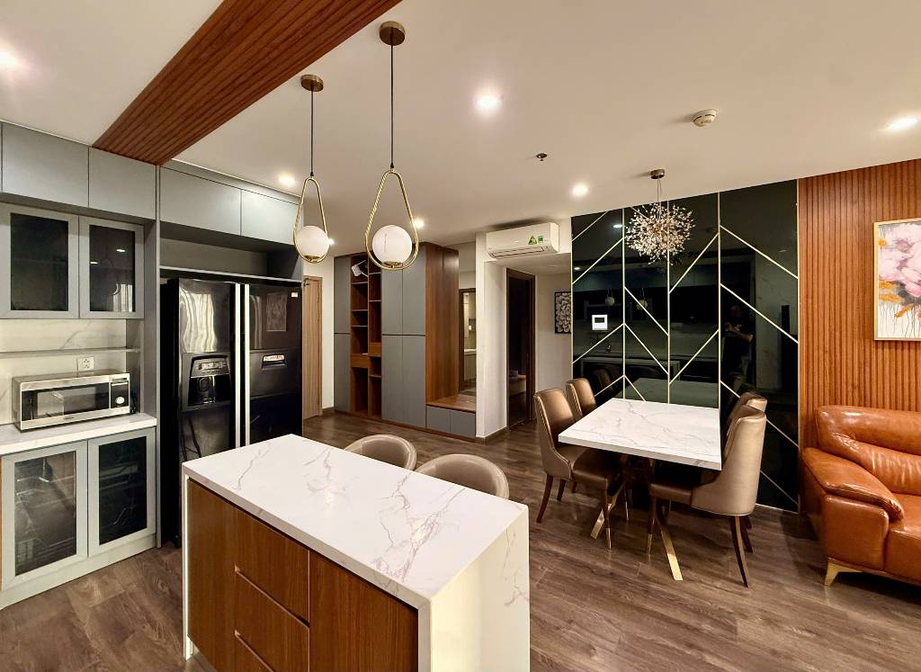 Phòng khách của Căn hộ chung cư Cho thuê tại Hà Đô Centrosa Garden