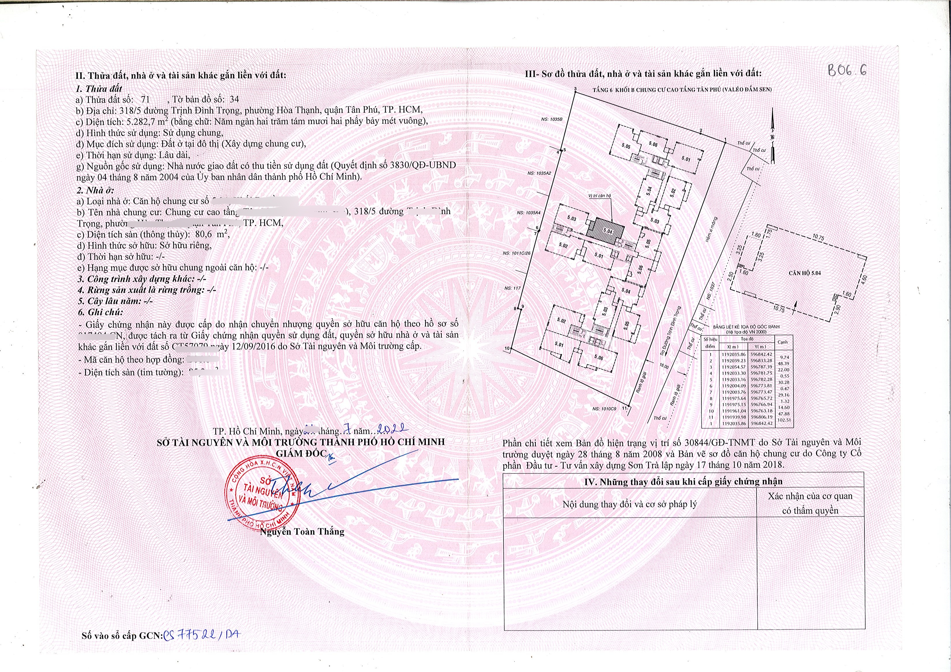 Nội dung b&ecirc;n trong sổ hồng nh&agrave; đất