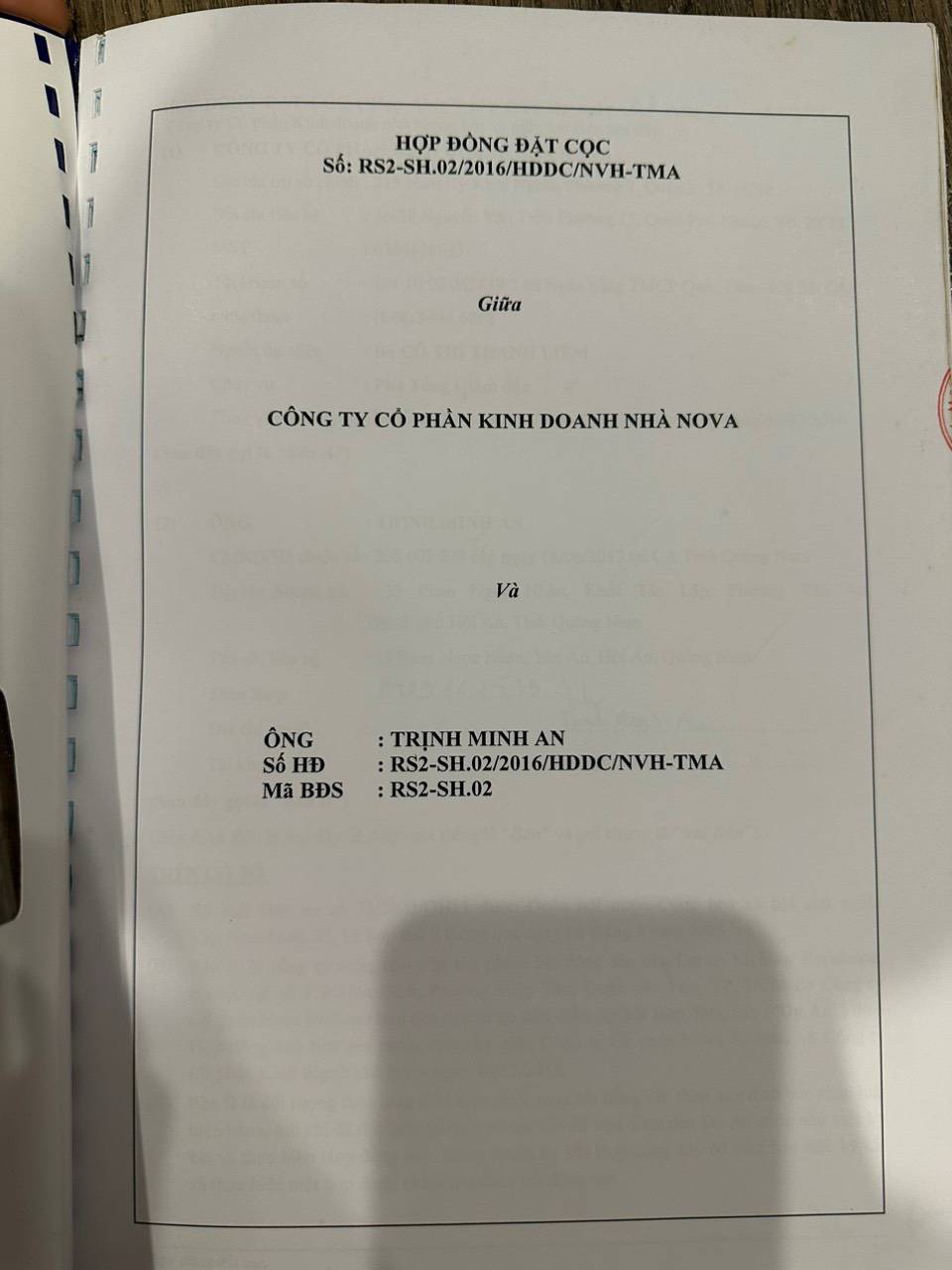 Hợp đồng của Shophouse, Nhà phố thương mại Bán tại Richstar Residence