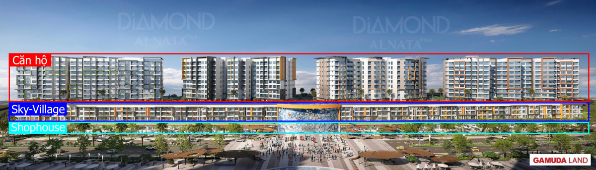 Phân khu Diamond Alnata Plus