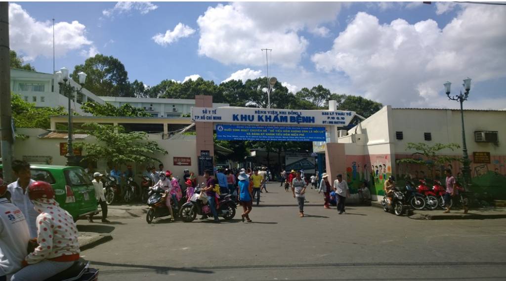 Bệnh viện Nhi Đồng 1 tiện ích ngoại khu dự án Hado Centrosa Garden Quận 10 trong bán kính 1km